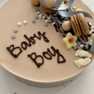 Baby shower kake