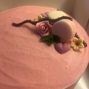 Jordbær moussekake